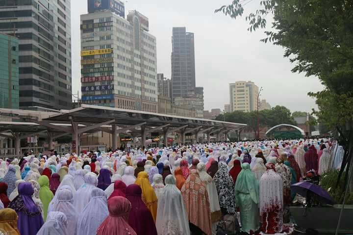 Potret Pelaksanaan Sholat Idul Fitri di Taiwan 2018