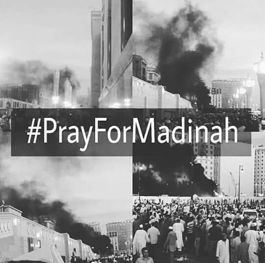 Bom meledak di dekat Makam Nabi Muhammad #prayformadinah